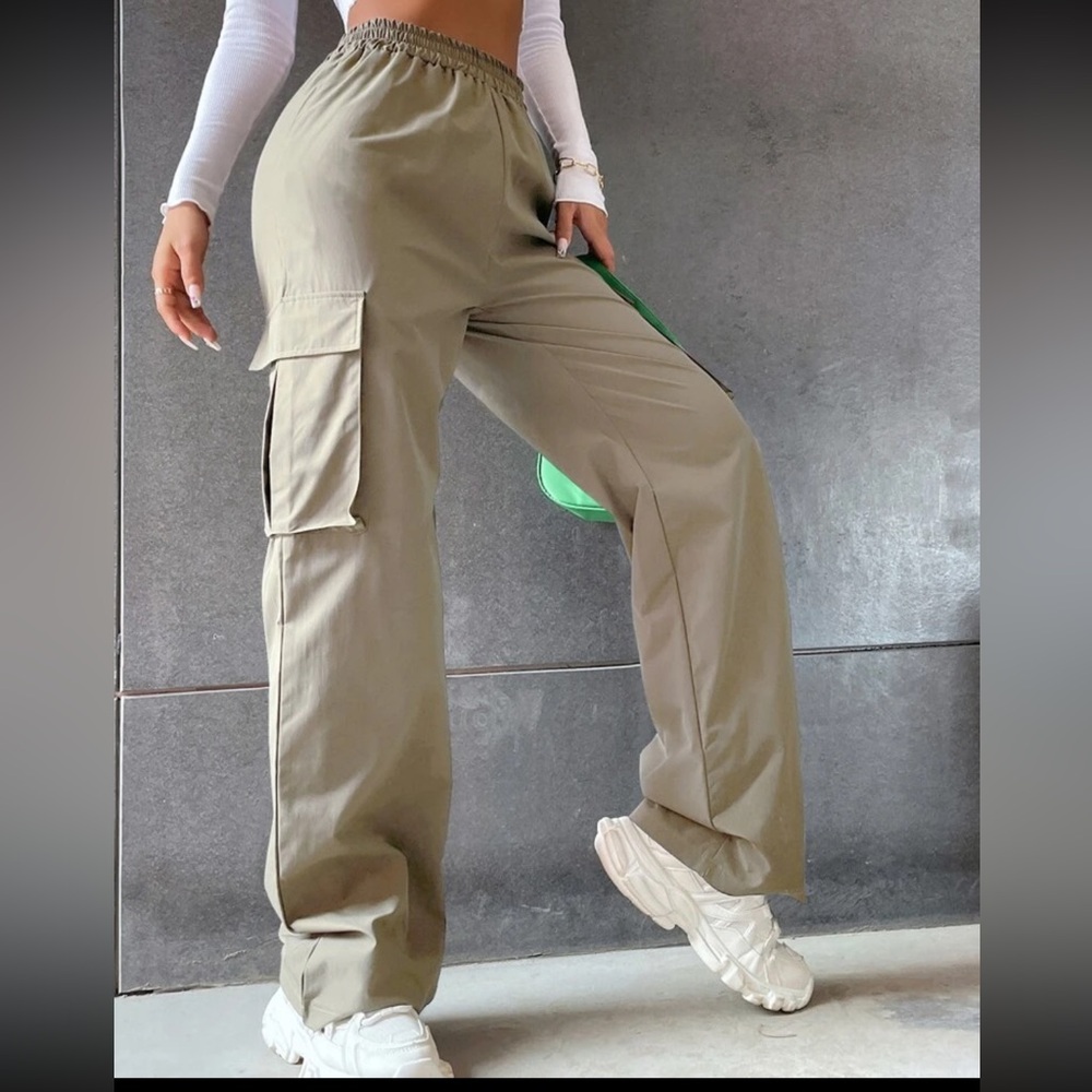 Shein Khaki Cargo Pants